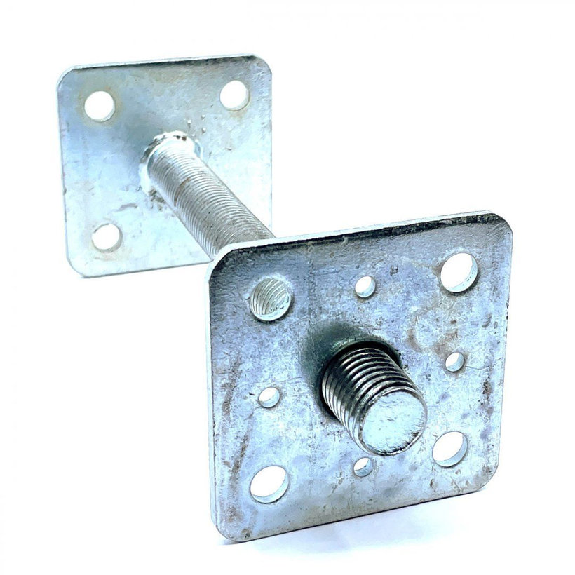 Nastaviteľná pätka stĺpika M20x200 (110x110+80x80)