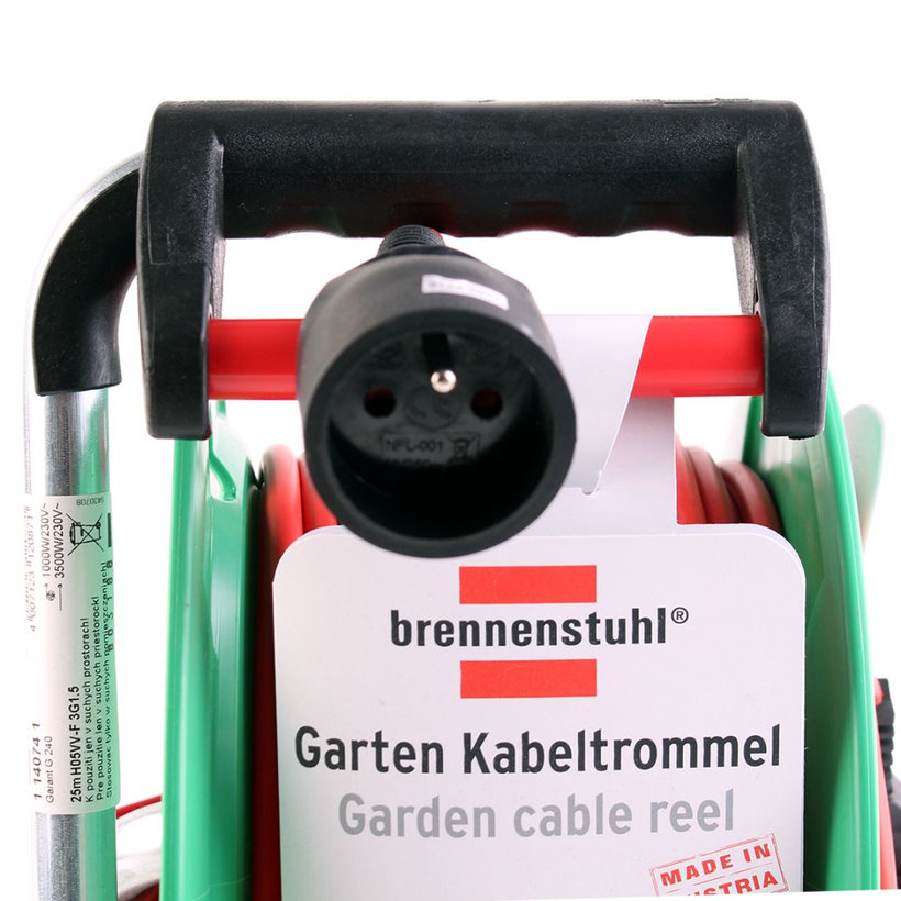 Predlžovací kábel na bubne záhradný 25m