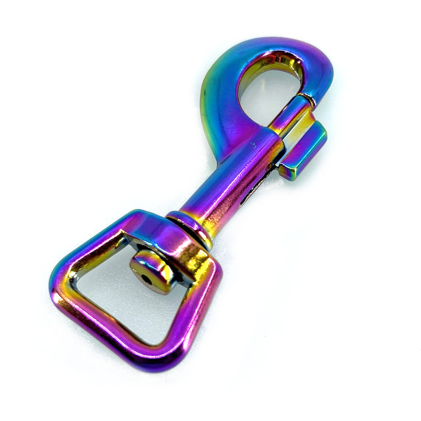 Karabína otočná dúhová 81x20mm