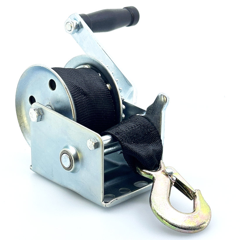 Ručný navijak s textilným pásom 550kg