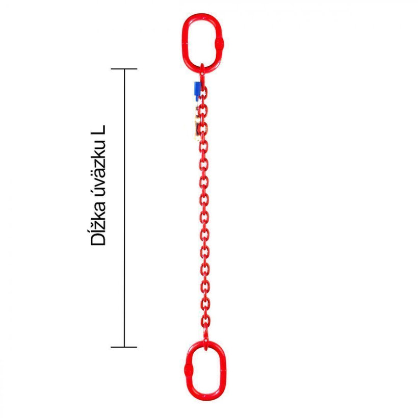 Reťazový záves oko-oko tr 80 so skracovačom (3,5 m, 2000 kg, 8 mm)