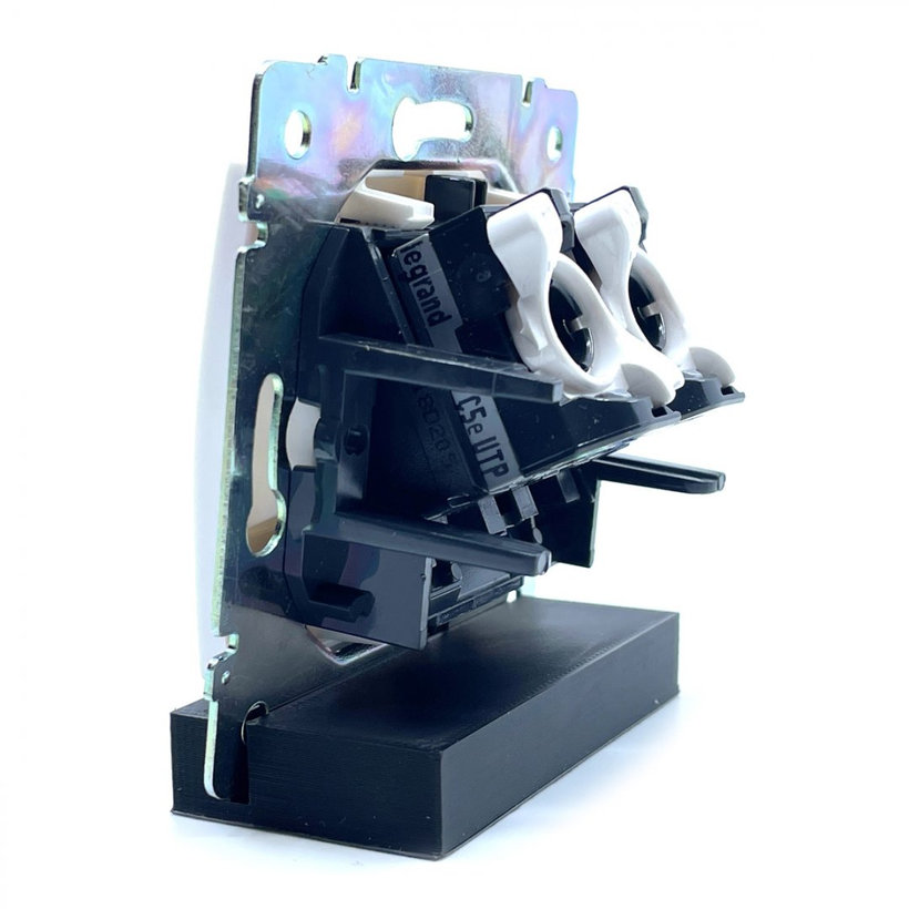 Valena zásuvka dátová 2xRJ45 UTP biela