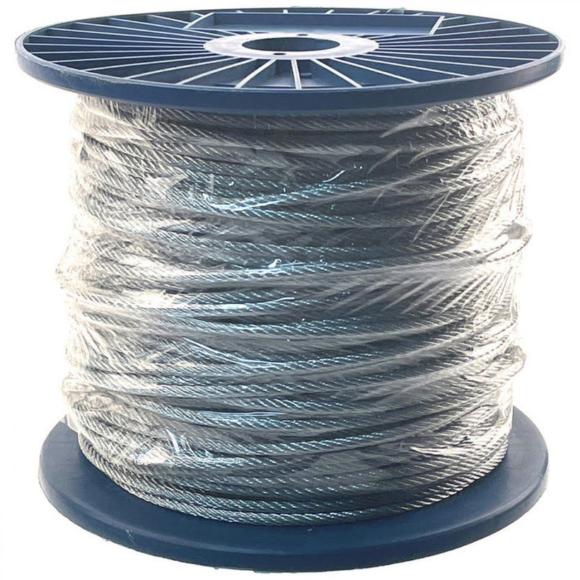 Oceľové lano DIN 3055 6x7+FC 4mm