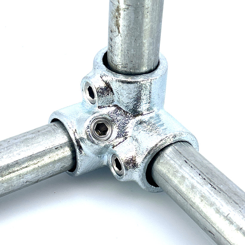 Spojovací článok tri vetvy 27 mm - pozinkovaný