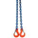 Reťazový záves oko-2 hák tr 100 so skracovačom (6m, 14 000/10 000 kg, 16 mm)