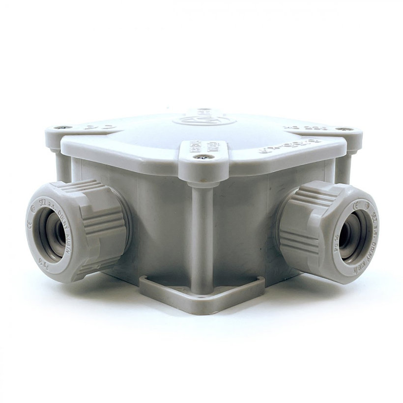 Krabica rozvodná 6455-11P/2 sivá 122x122x44,6mm