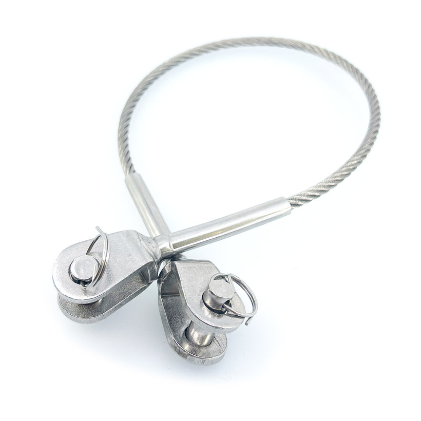 Lanová výplň zábradlia vidlica/vidlica  3mm/3m