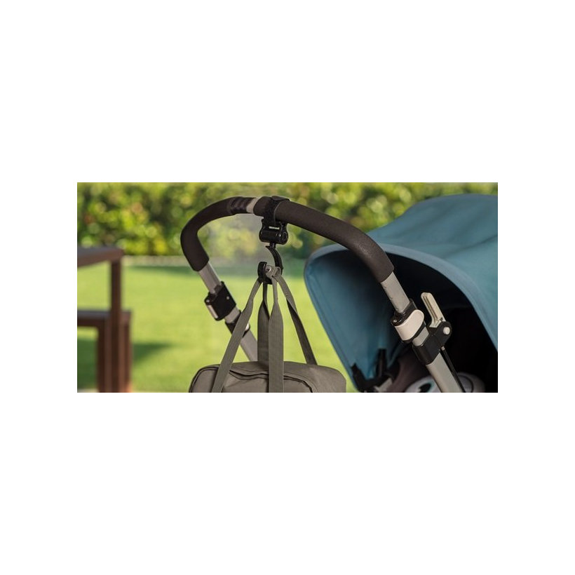 Otočné háčiky na detský kočík