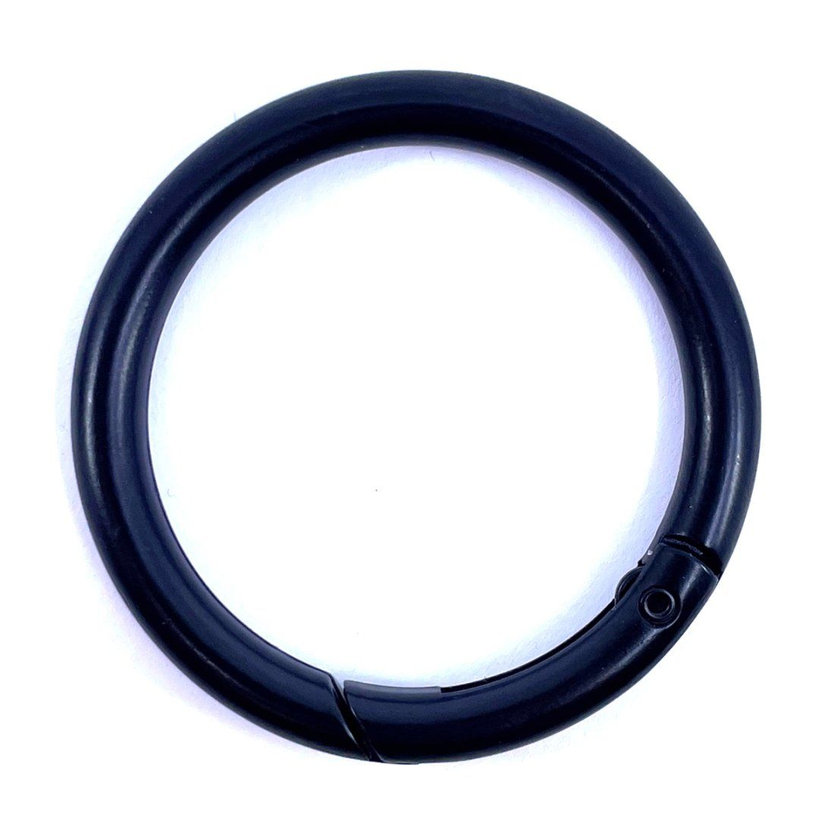 Krúžok otvárací čierny 6x38mm