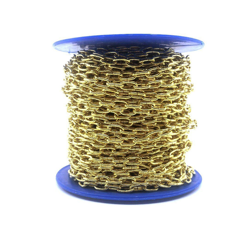 Reťaz hodinárska U žltý zinok 1mm