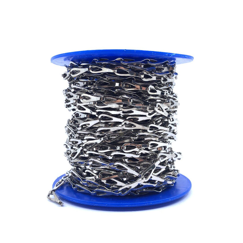 Reťaz patentná poniklovaná mosadz A 0,3mm