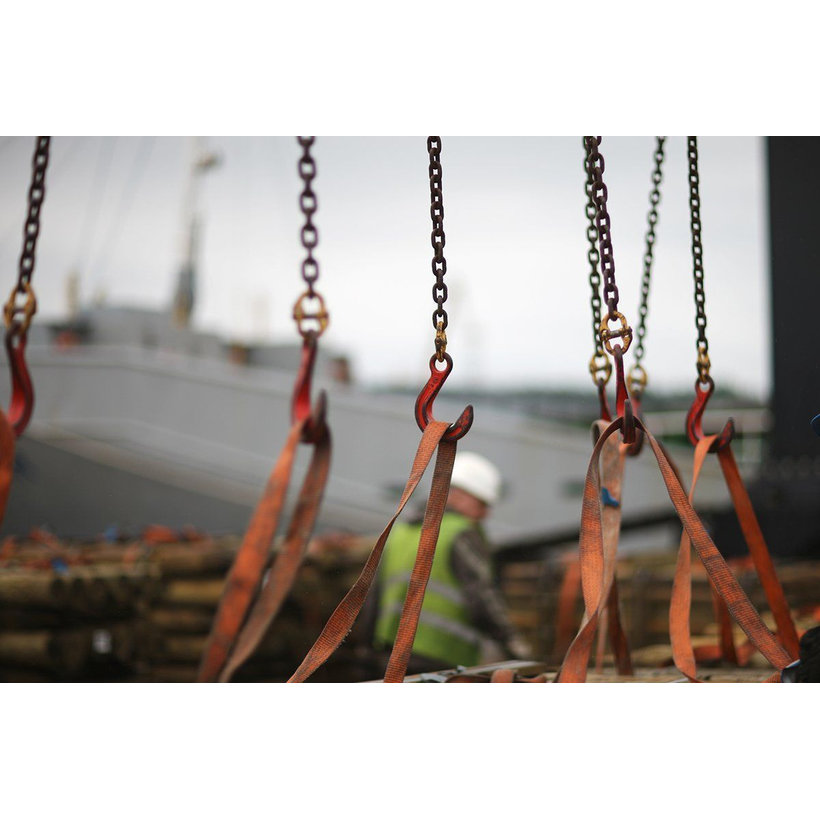 Reťazový záves oko-2 hák tr 100 so skracovačom (6,5 m, 5600/4000 kg, 10 mm)