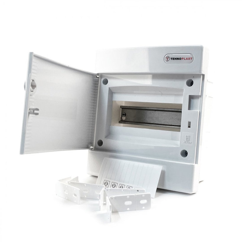 Rozvodnica zapustená biela U8 - C/N 211x232x99mm