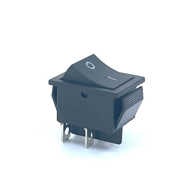 Kolískový vypínač ON-OFF, 2-poloh. čierny, 16A, 250V, 0-I