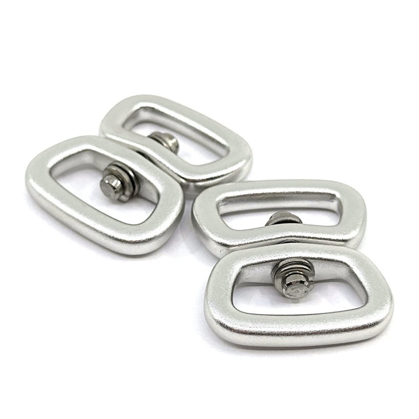 Otočná spojka strieborná 51x20mm