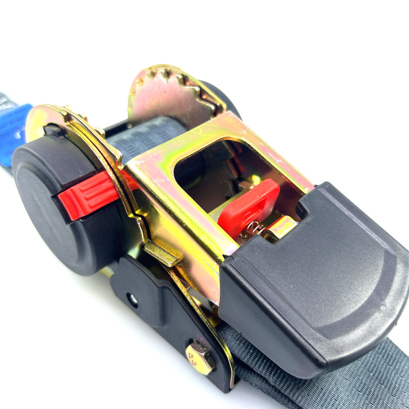 Upínací samonavíjací pás /gurtňa/ s navíjačom a hákmi 1,8M