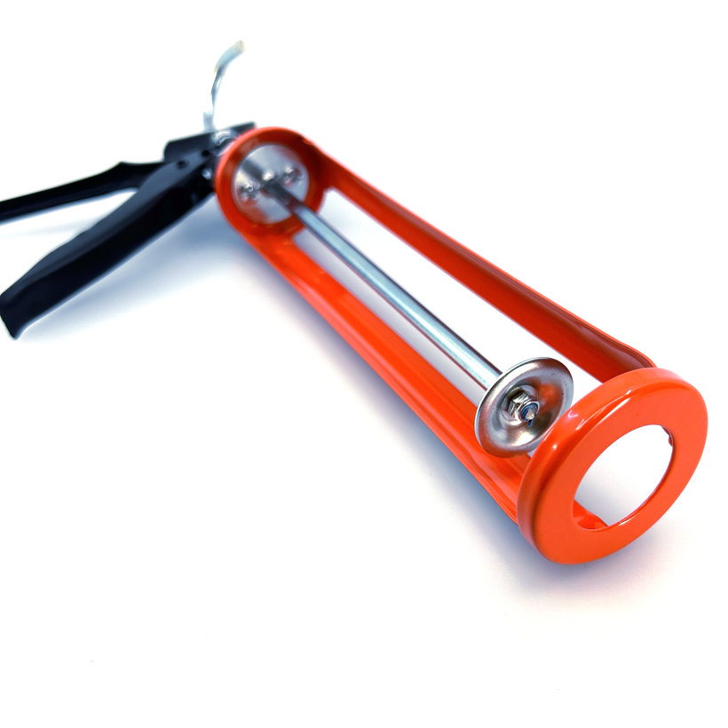 Pištoľ na tmel skeletová - kovová 310ml