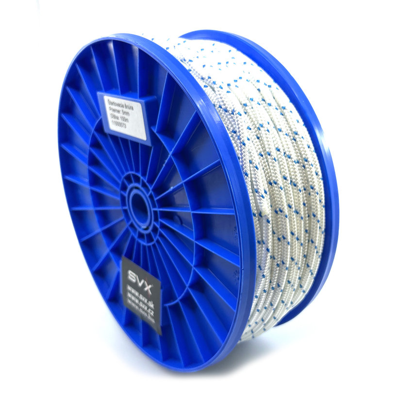 PES štartovacia šnúra TORNADO 16pr 5-100m bielo-modrá