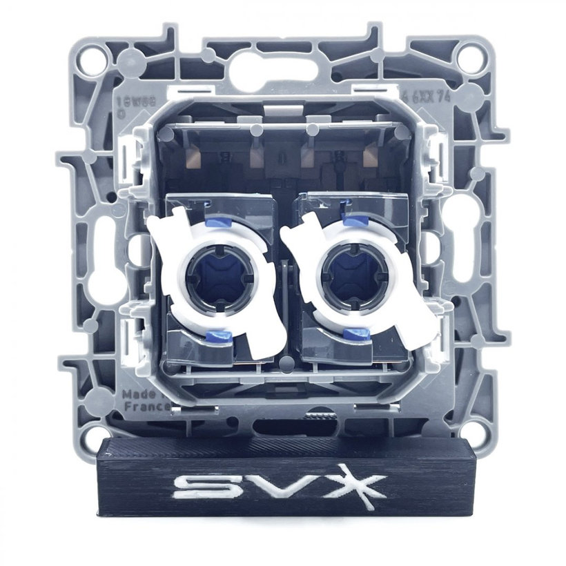 Niloé zásuvka dátová 2xRJ45 kategórie 6 UTP biela