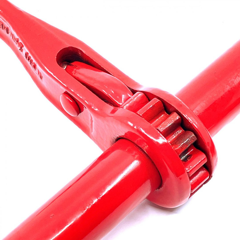 Račňový napínač H-H tr 80 červený 10mm