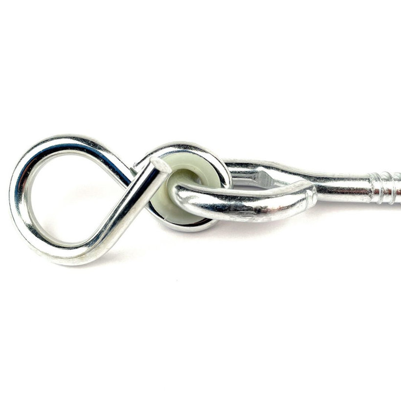 Hák hojdačkový s vrutom a objímkou zn 10,6x250mm