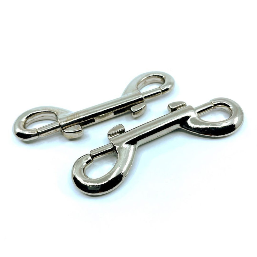 Karabína obojstranná poniklovaná 88mm