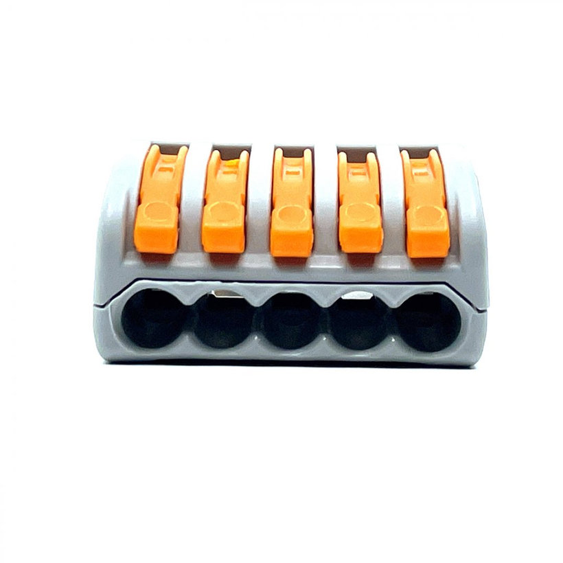 Spojovacia svorka zaklapávacia - 5 vodičov