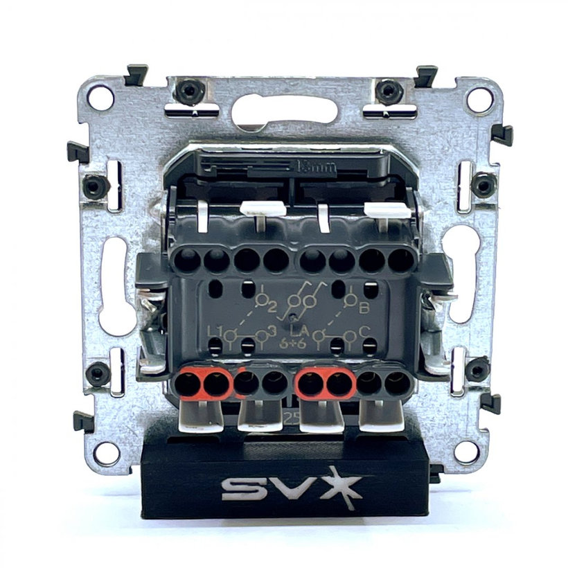 Valena LIFE vypínač č.6+6 biely