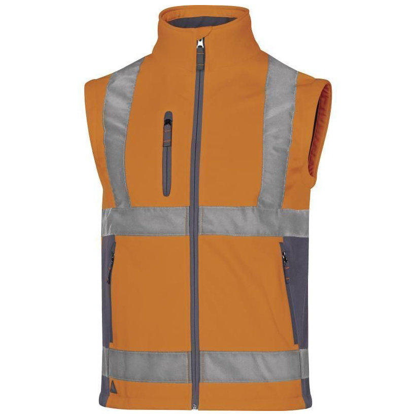 Reflexná softshellová bunda MOONLIGHT2 oranžová 3XL