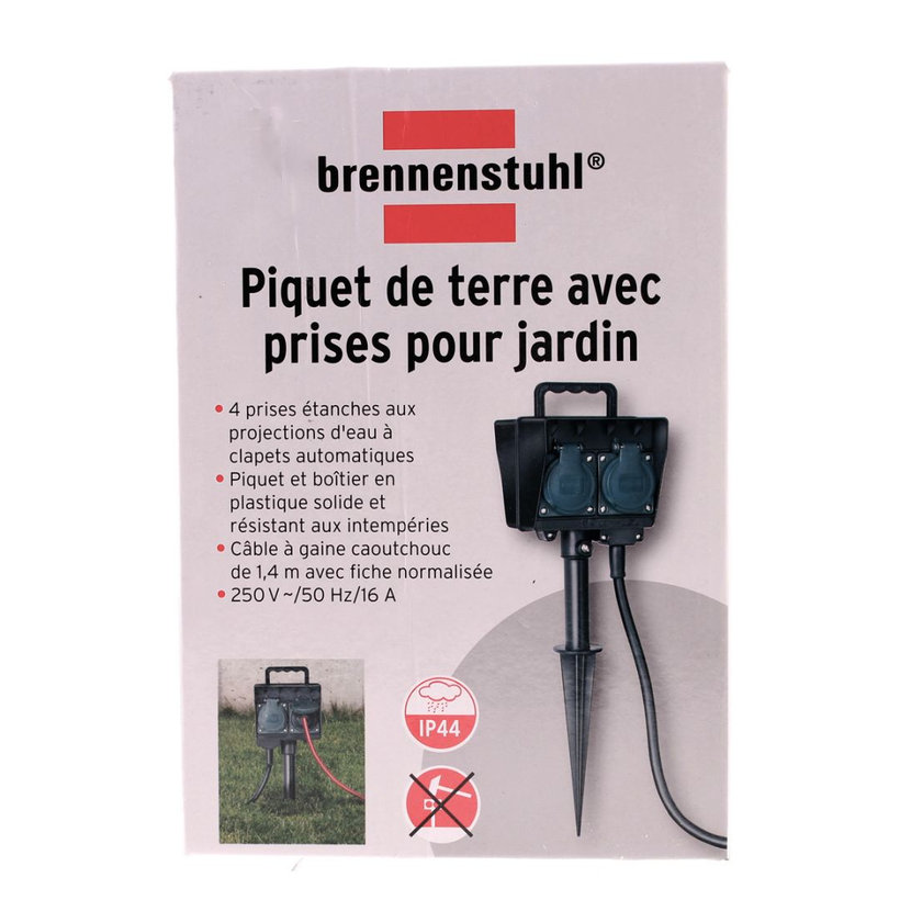 Rozvodnica pre remeselnú a priemyselnú sféru so zemným bodcom IP44 10m