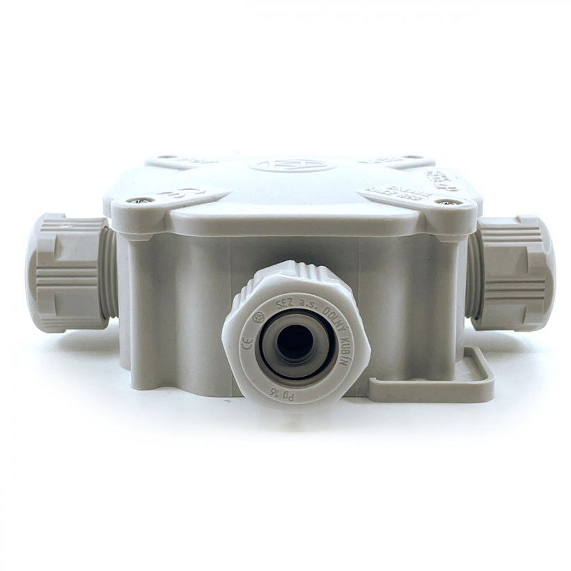 Krabica rozvodná 6455-11P/2 sivá 122x122x44,6mm