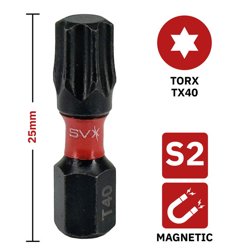 Bit magnetický TX40x25 mm
