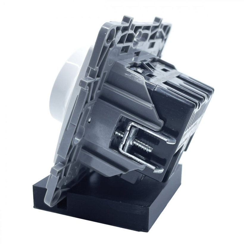 Niloé otočný stmievač biely