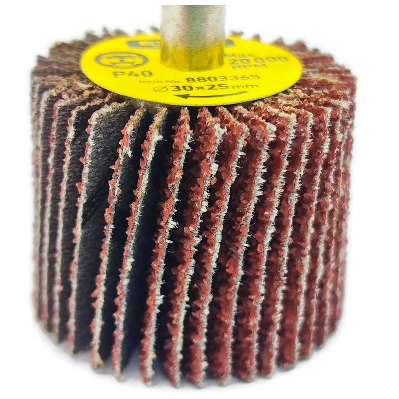 Lamelový brúsny kotúč na stopke P40 30x25mm