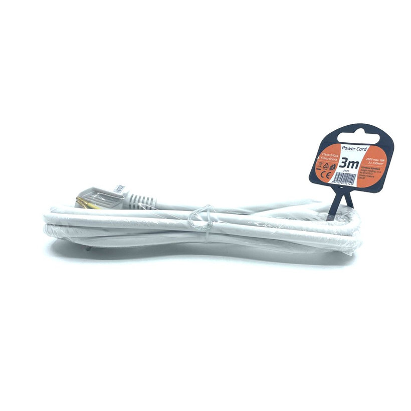 Flexo šnúra 3m 3x1,5 biela
