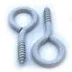 Oko s vrutom biely lak 20x12mm