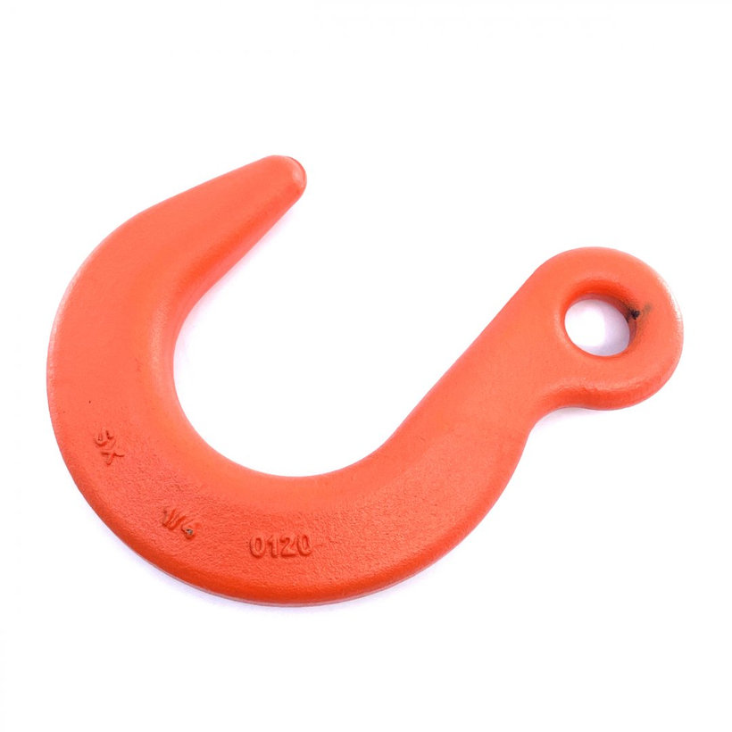 Zlievarenský hák s okom tr 100 oranžový 13mm