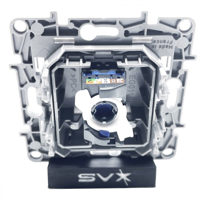 Niloé zásuvka dátová 1xRJ45 kategórie 6 UTP biela