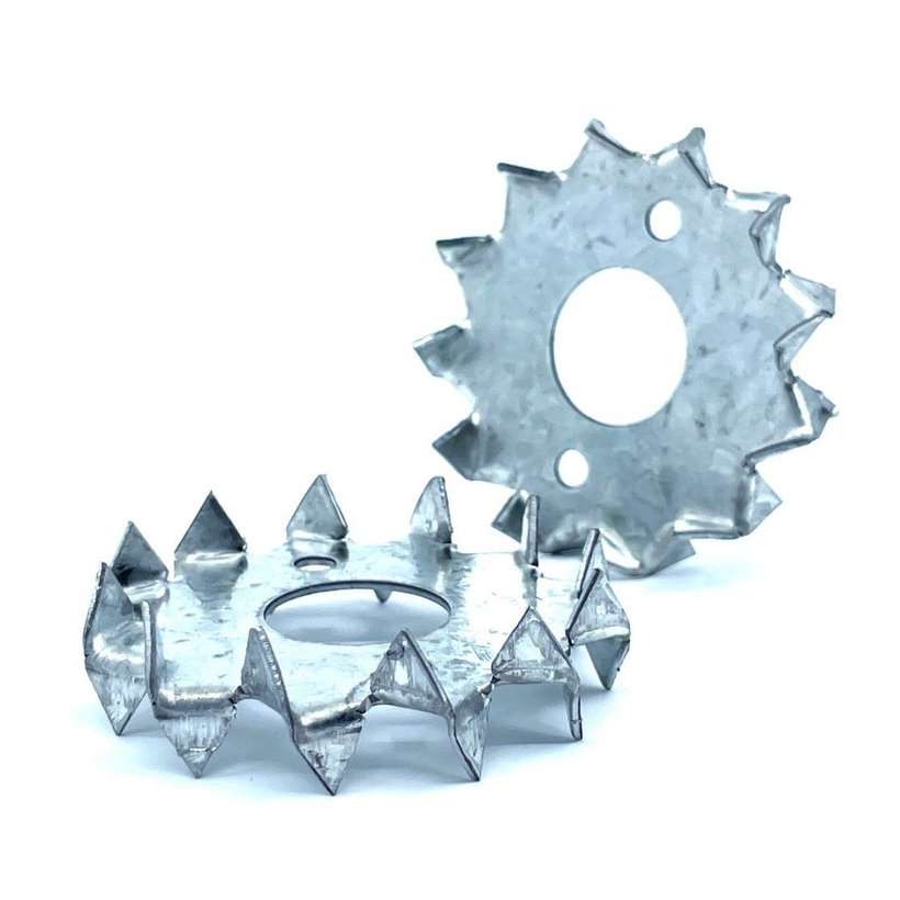 Ozubená podložka - buldog zn 75x26mm