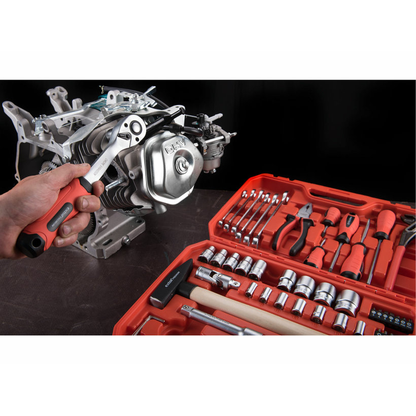 Sada náradia 55-dielna, Cr-V