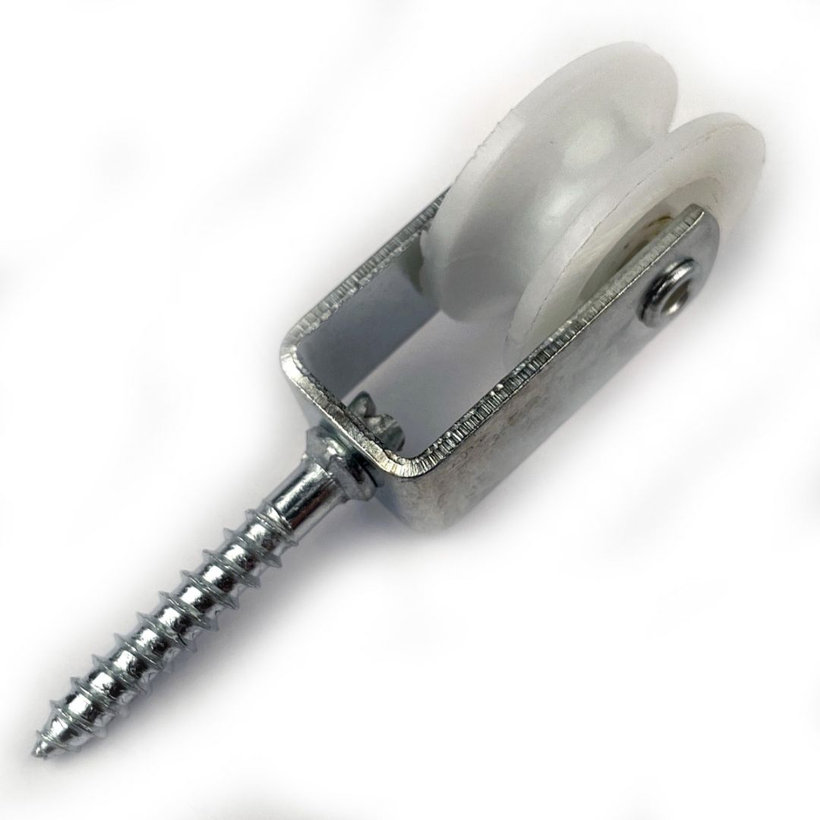 Kladka s nylonovým kolieskom a vrutom 8/30mm