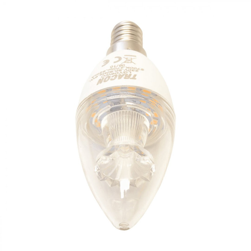 LED žiarovka sviečka E14 6W - stmievateľná - neutrálna biela