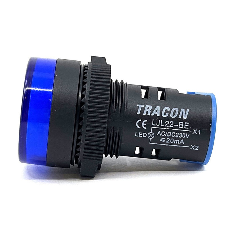 Kontrolka LED modrá