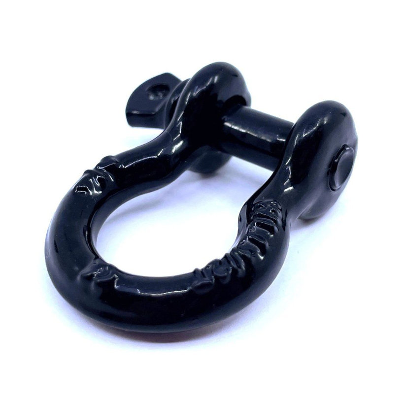 Pevnostný strmeň Tvar Oblúk s čapom - čierny 0,75T