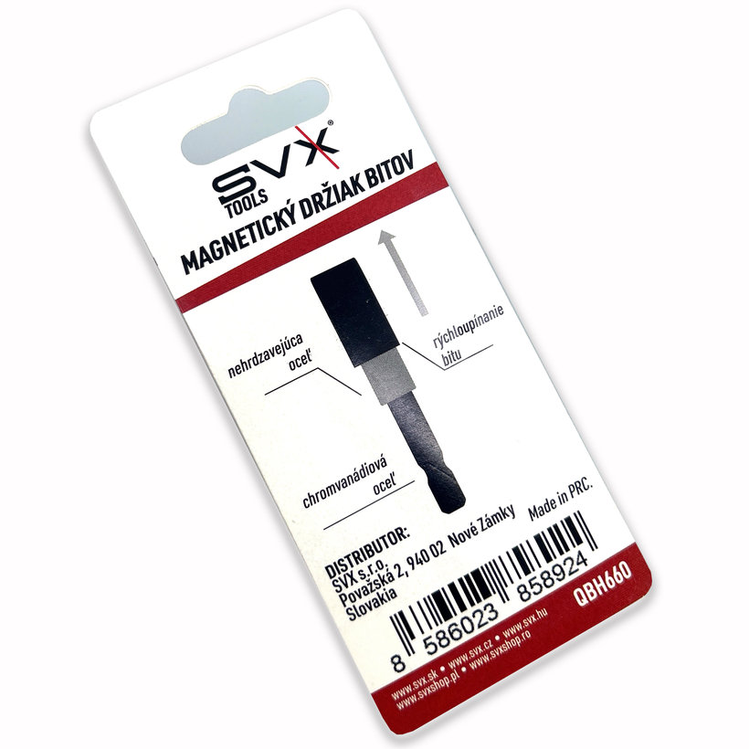 Nerezový magnetický držiak na bity s rýchloupínaním