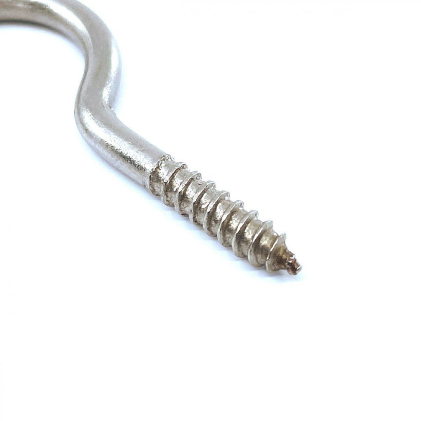Nerezový hák s vrutom 60 mm