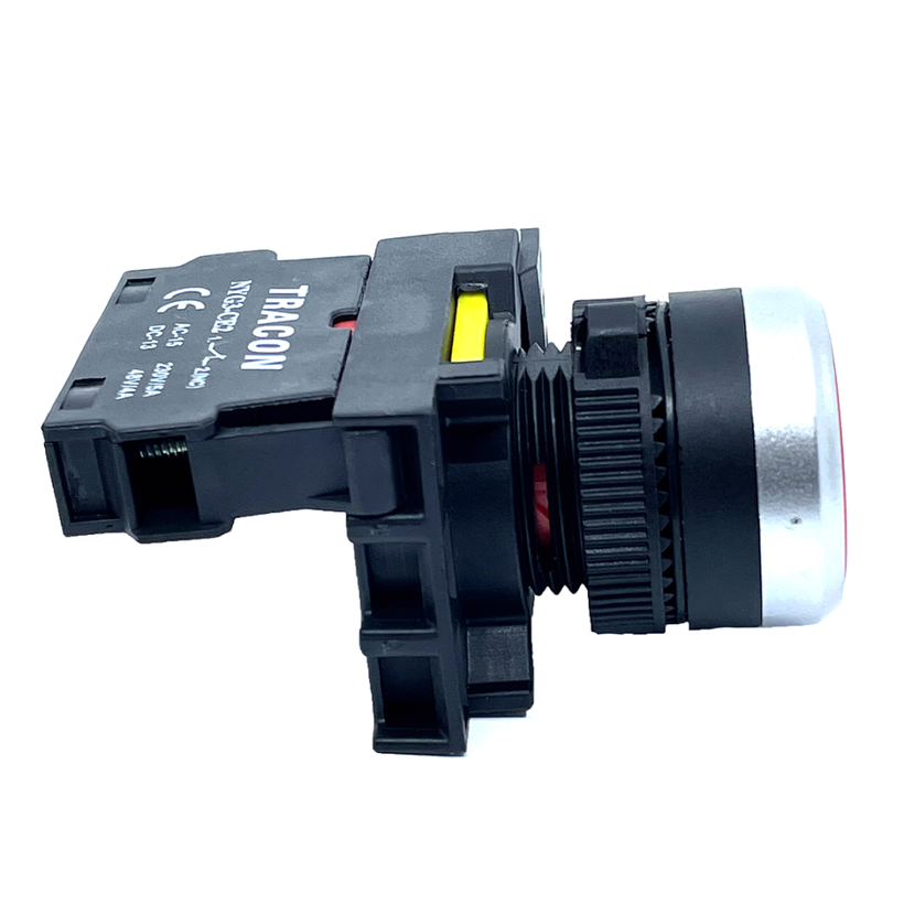 Klasické tlačidlo červené