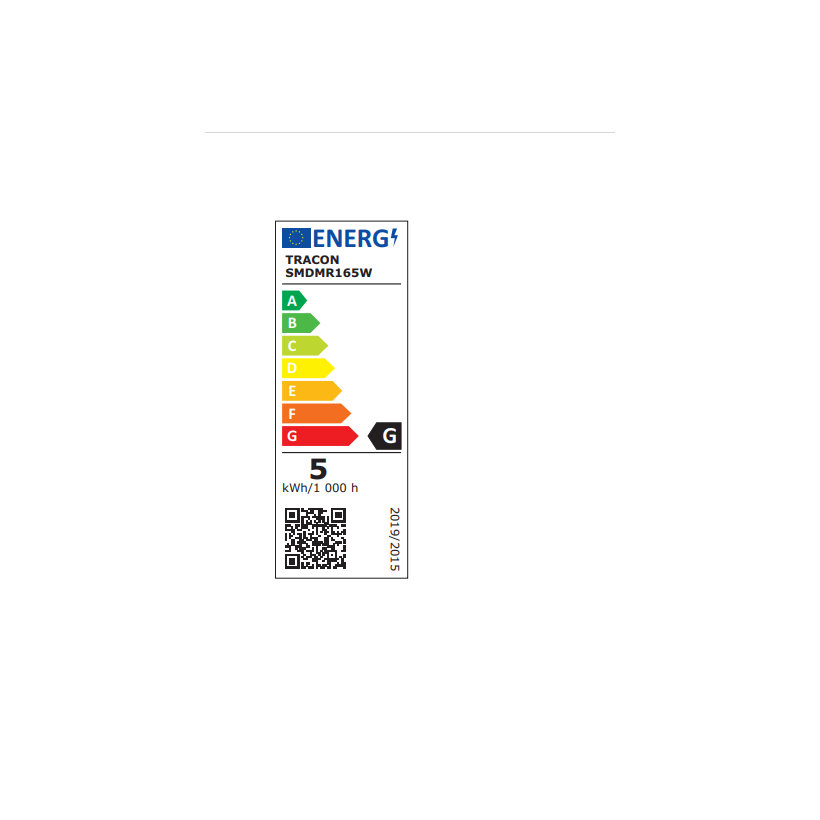 LED žiarovka SMD G5.3 5W MR16 - teplá biela