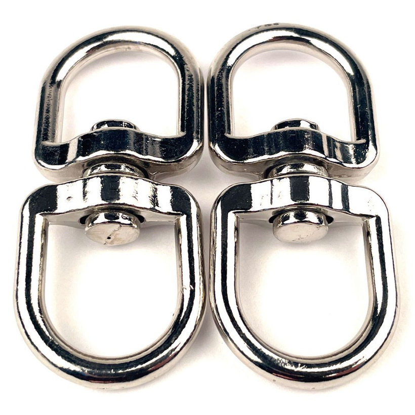 Otočná spojka poniklovaná 22x22mm