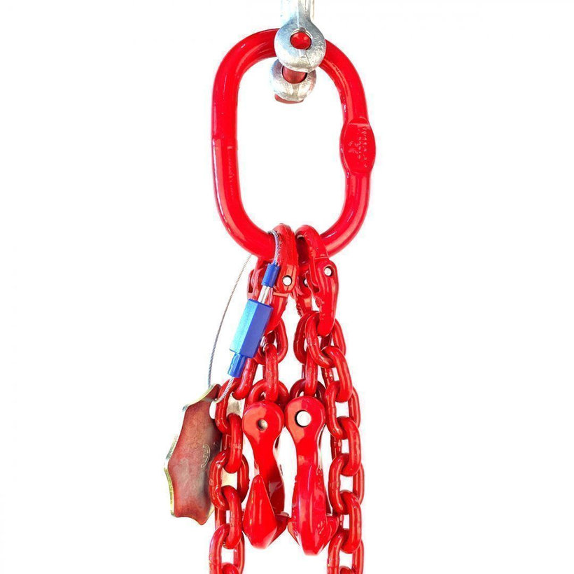Reťazový záves oko-2 hák tr 80 so skracovačom (6 m, 7500/5300 kg, 13 mm)